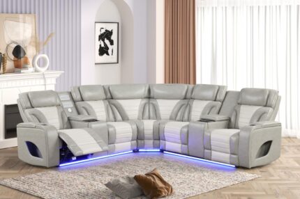 Atlas Recliner Gray & Ice