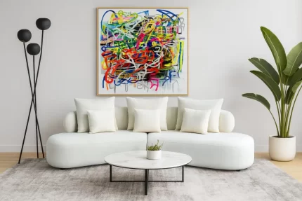 Grace Sectional Sofa with pillows